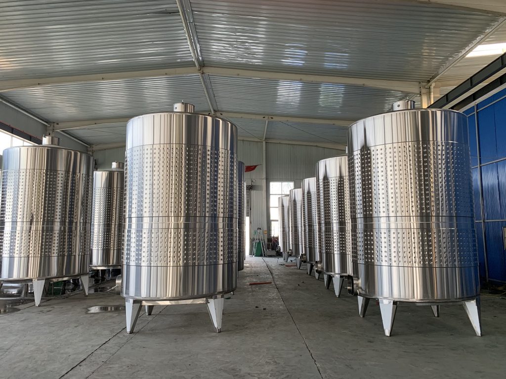 stainless steel wine fermenter