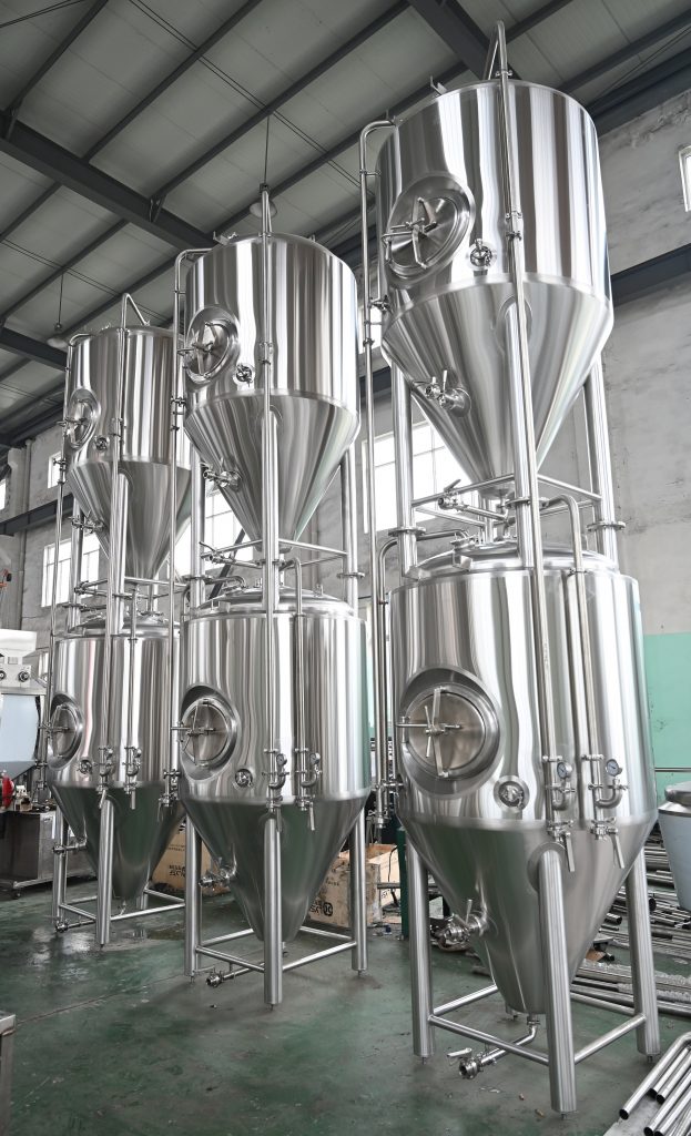 stackable stainless steel fermenters