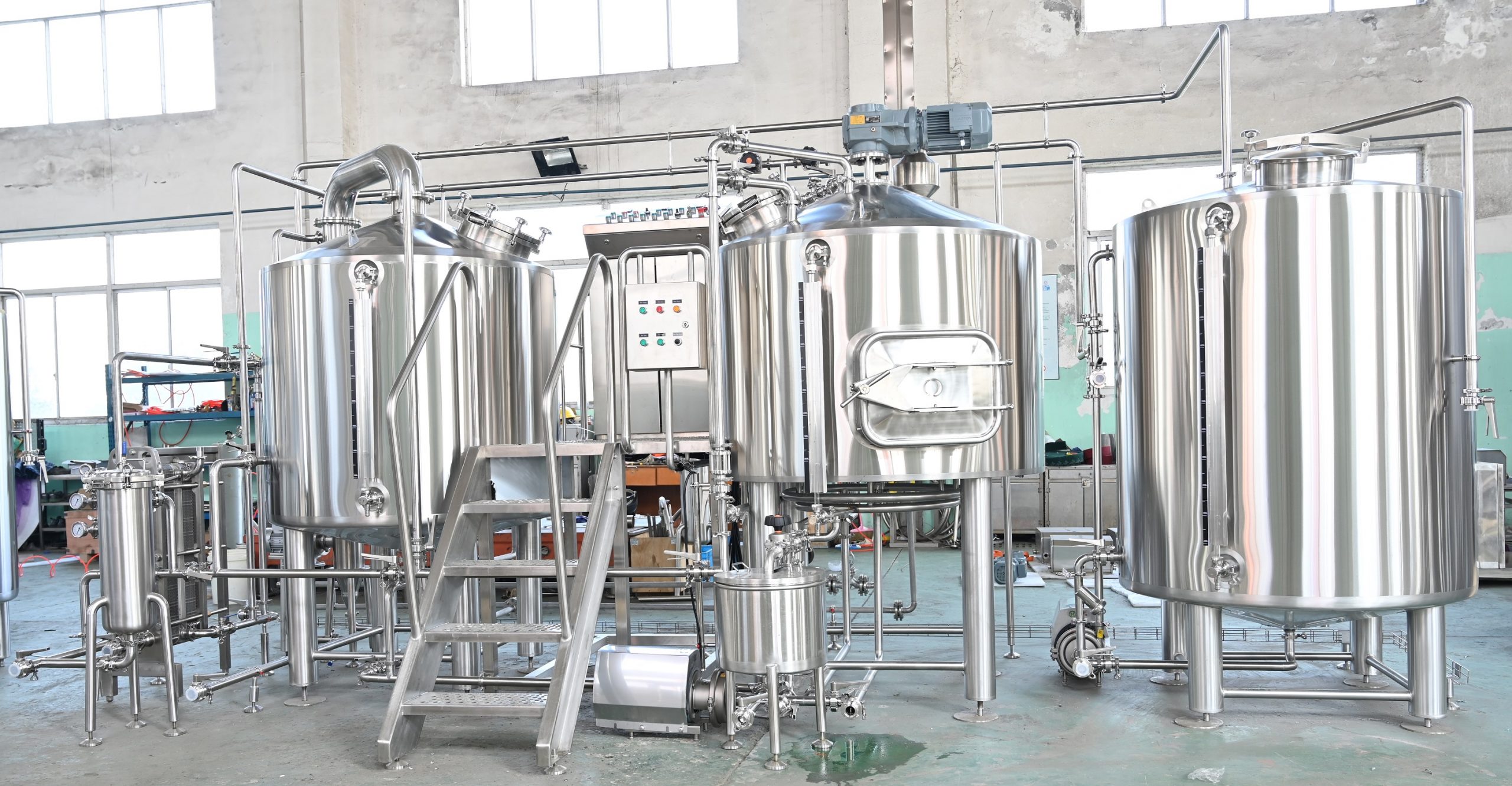7bbl steam brewing system