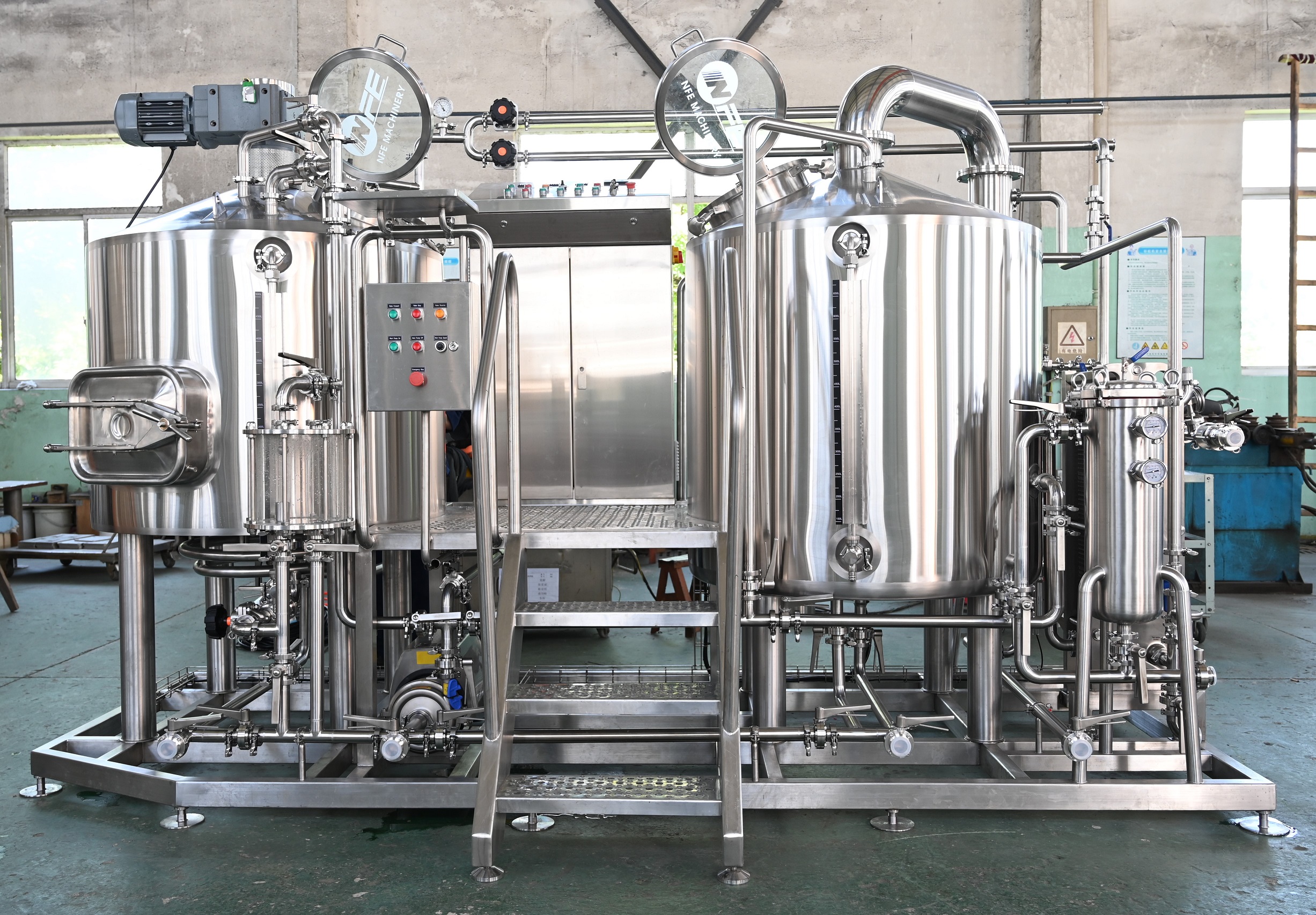 500L electric brewhouse