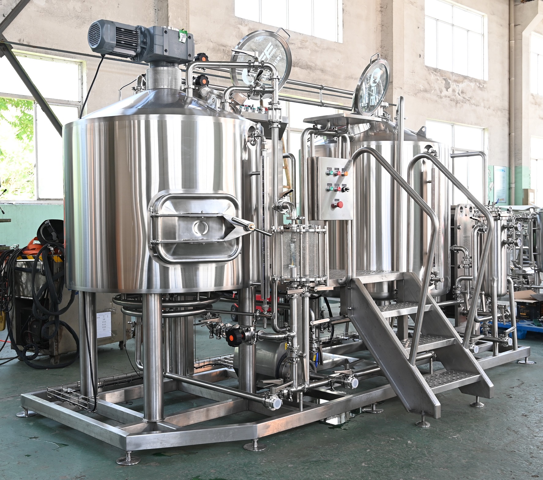 500L electric brewing system 