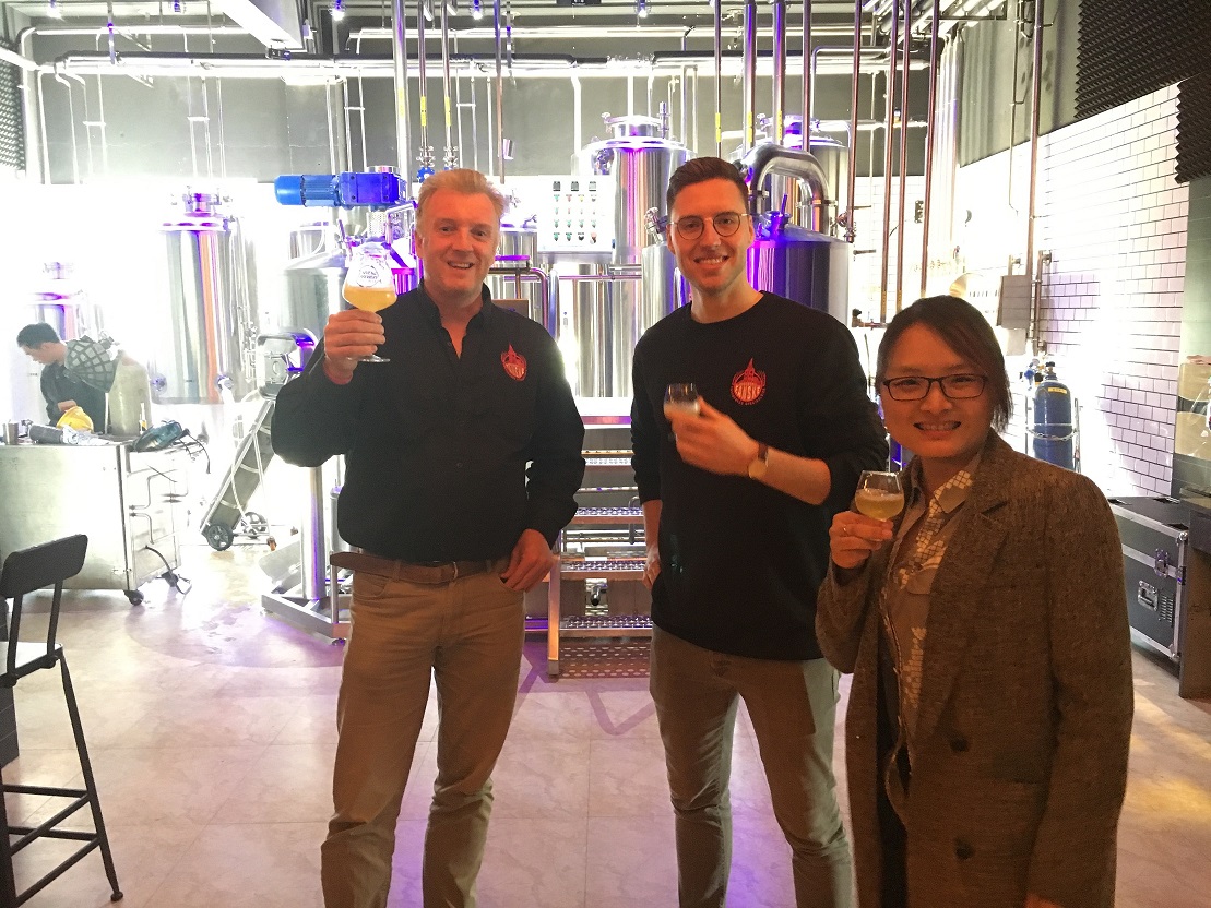 Sweden customers visited NFE factory and ordered NFE turnkey 1500L brewery system!