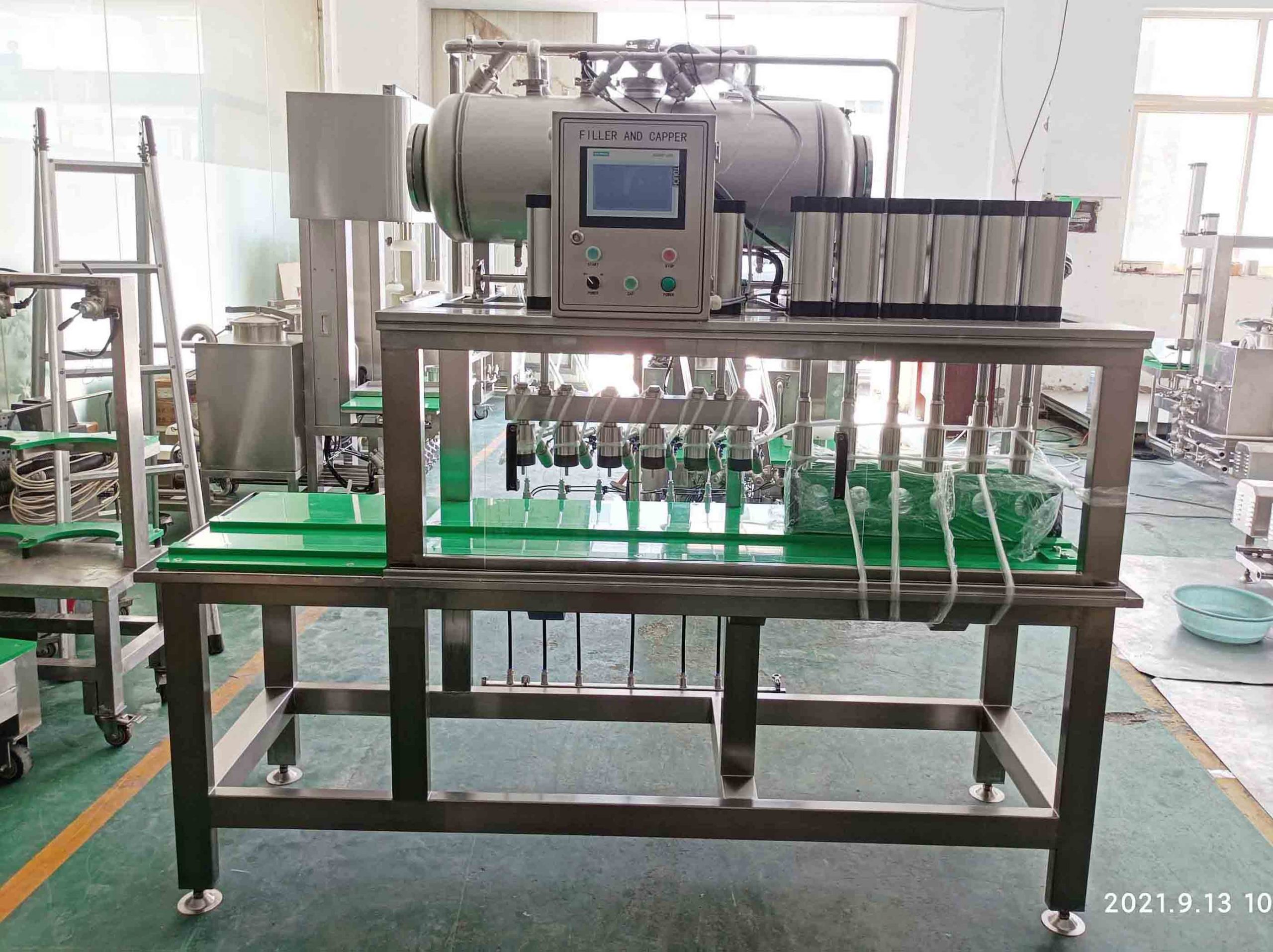 Semi-auto Bottle Filler&Capper