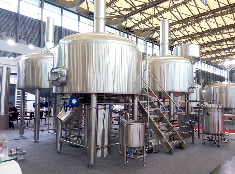 30BBL 4Vessels Automated Larger Beer Brewing System