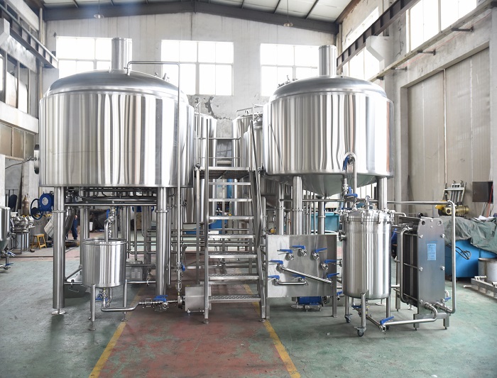 25HL/20BBL 4Vessels Steam Brewery Equipment