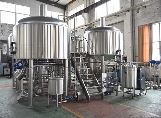 25HL 4vessels microbrewery equipment