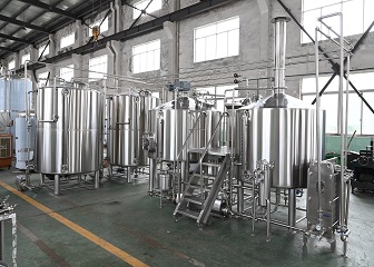 15BBL 2Vessels Steam Turnkey Brewing Equipment For SC, America