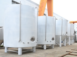 80BBL Stainless Steel Brite Beer Tanks With Painting Outer Surface