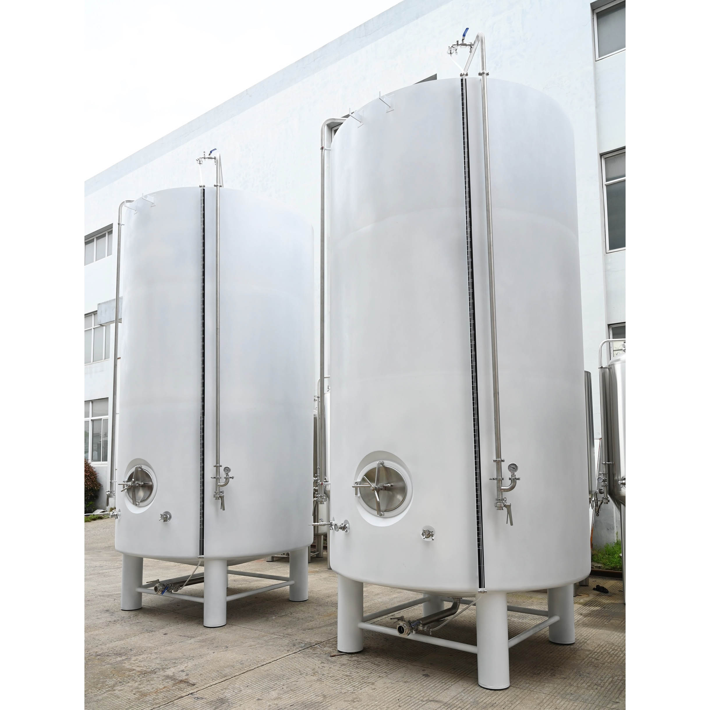 80BBL Stainless Steel Brite Beer Tanks With Painted Outer Surface