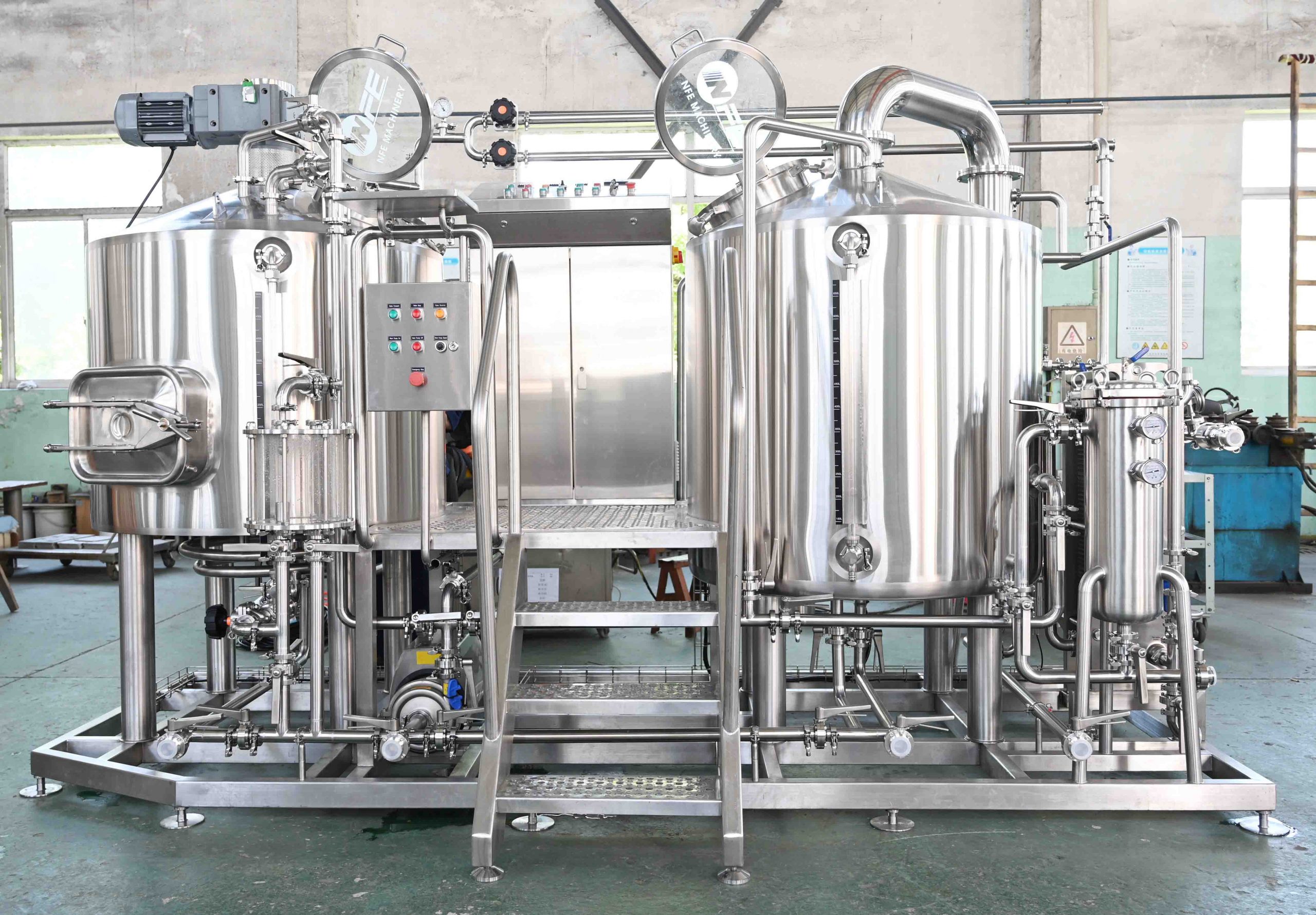 500L electric brewhouse system for BrewCon2023