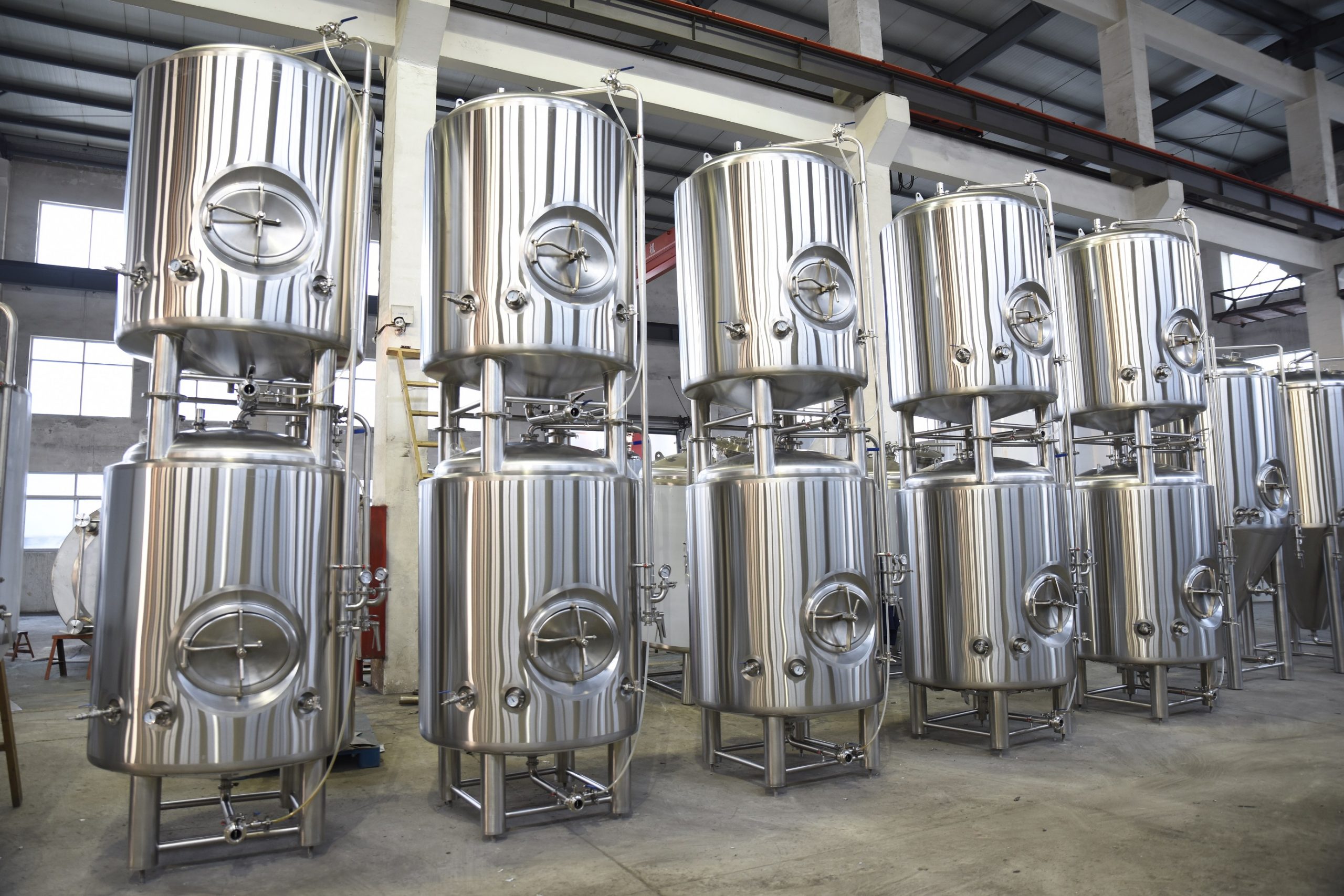 Stackable Beer Lagering Tanks