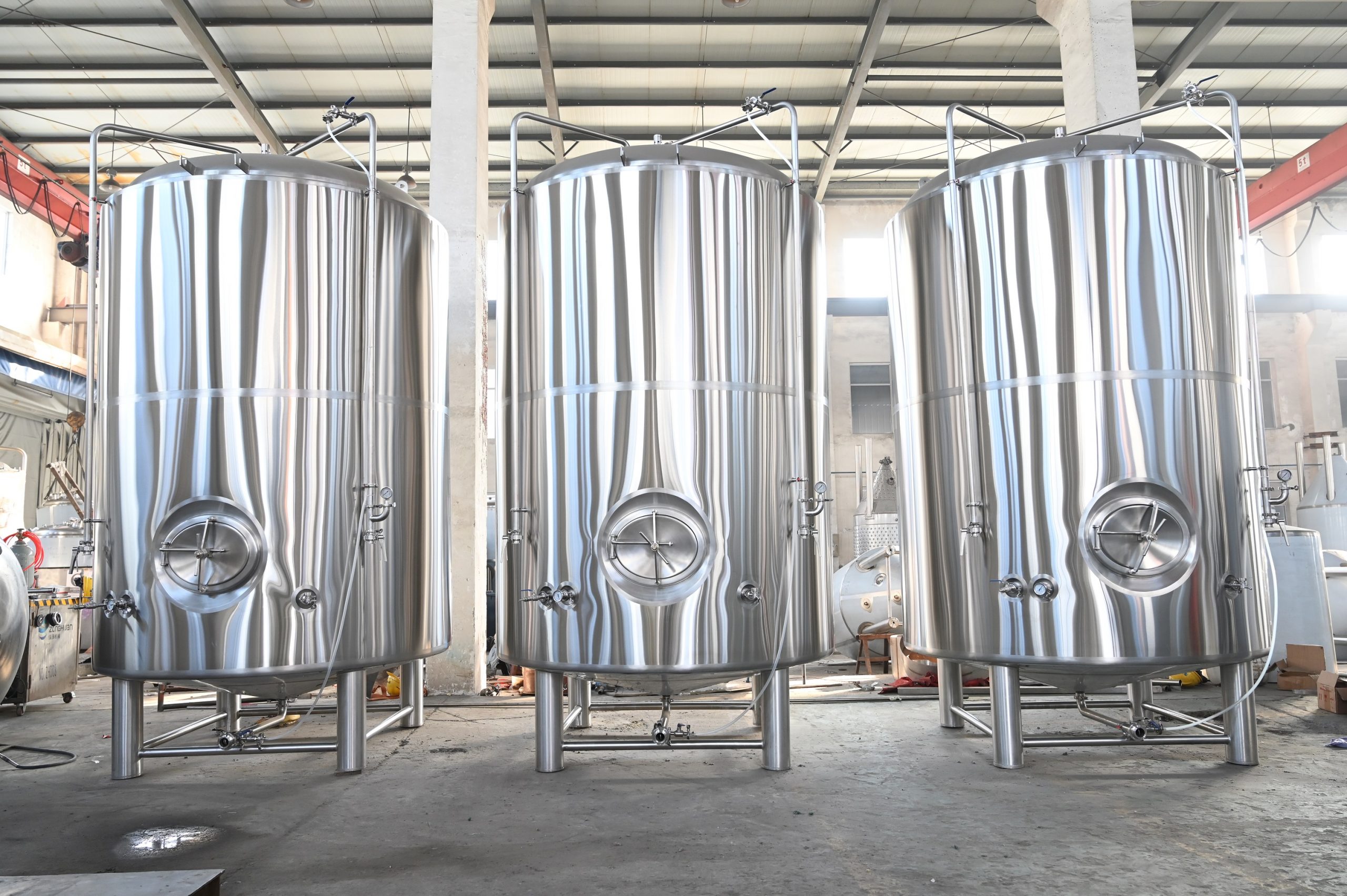 Do Large Breweries Use A Brite Tank?