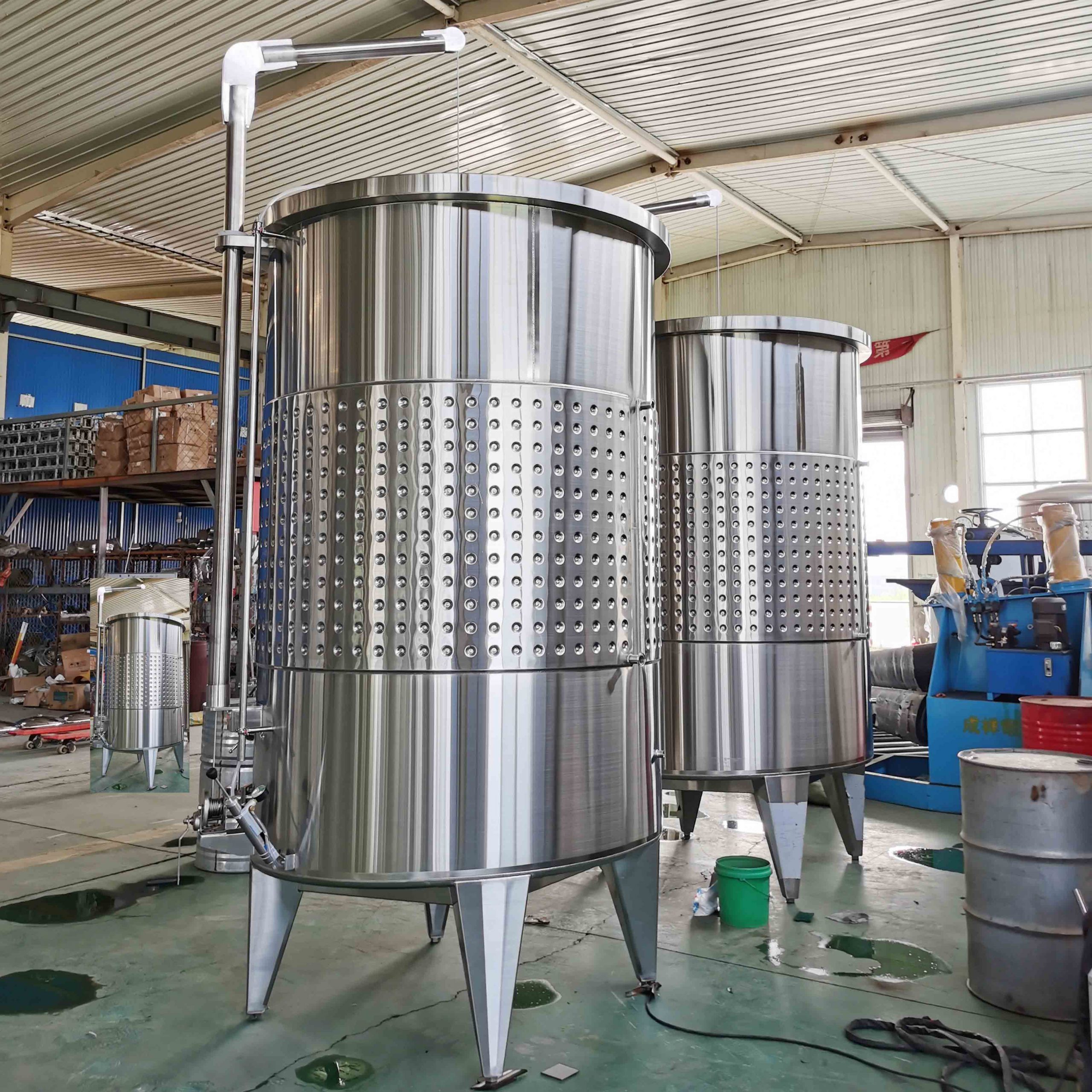 5000L Variable Volume Tanks Floating Lid Wine Tank