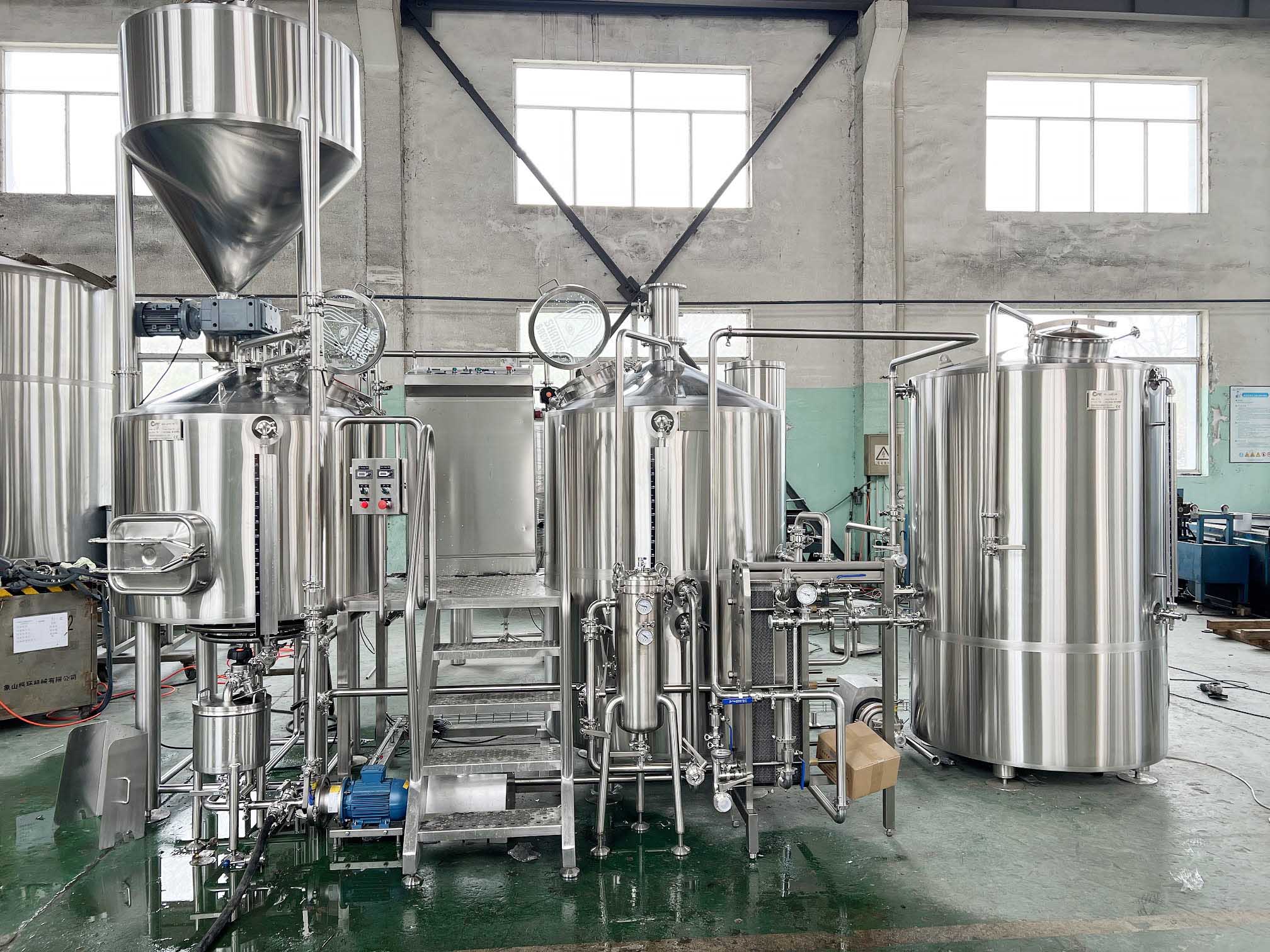 Delivery of 5bbl Brewing System to American client!