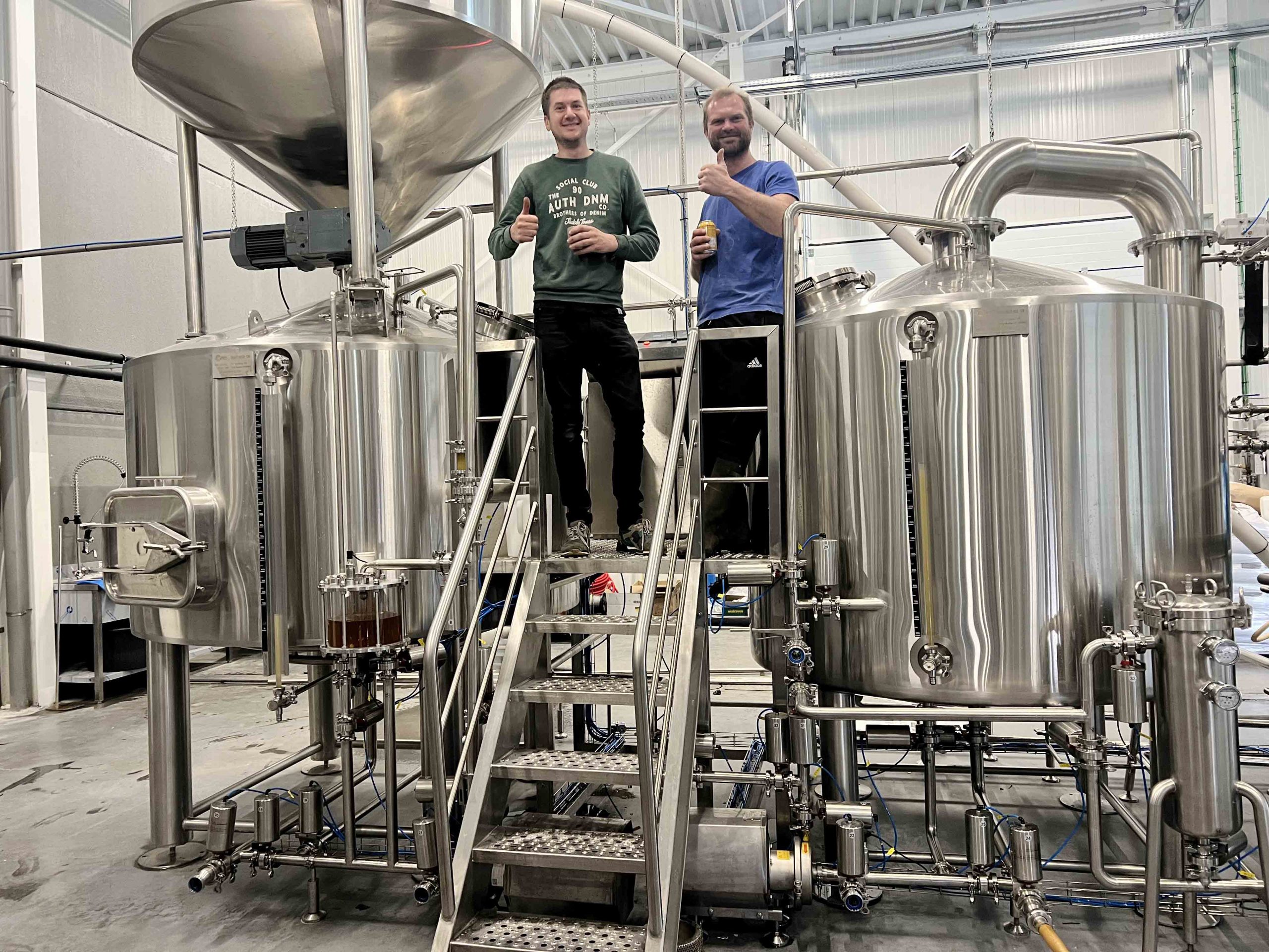NFE 2000L Automated Brewing System Starts to Work in Belgium!