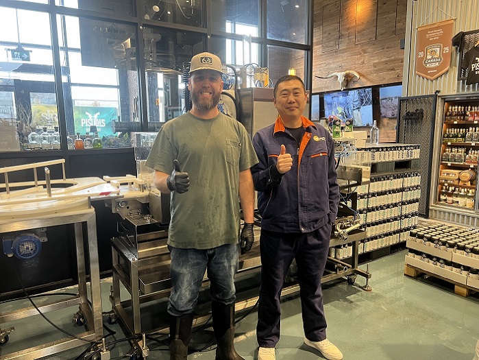 NFE Engineers Commission 1,600 Cans/Hour Beer Canning Line for Our Canadian Client